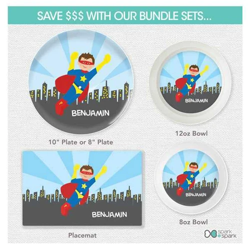 A Cool Superhero Kids Placemat