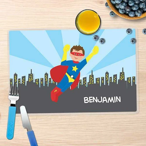 A Cool Superhero Kids Placemat