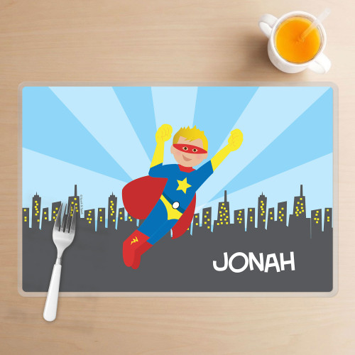 A Cool Superhero Kids Placemat