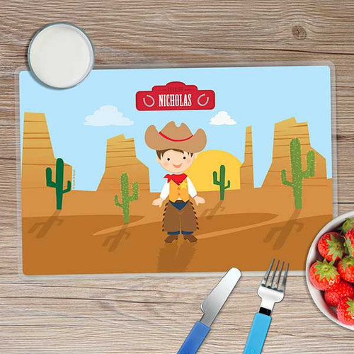 Cowboy Kids Placemat