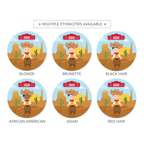 Cowboy Kids Placemat