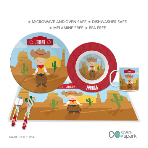 Cowboy Kids Placemat
