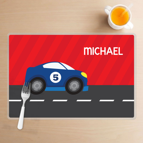 Super Fast Car Kids Placemat
