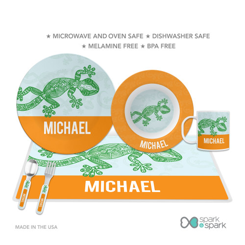 Climbing Gecko Kids Placemats