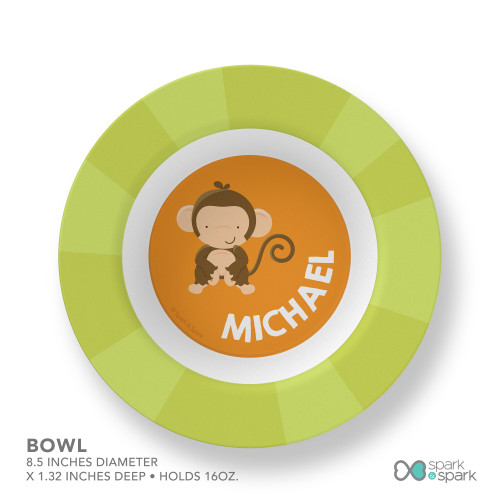 Cute Baby Monkey Kids Placemats