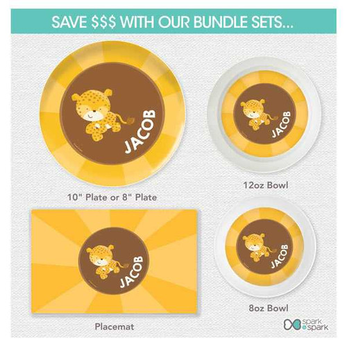 Cute Baby Cheetah Kids Placemats