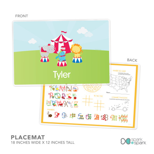 Fun Circus Kids Placemats