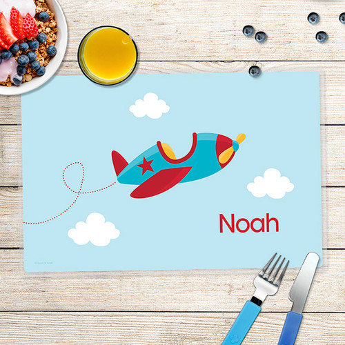 Fly Little Plane Kids Placemats