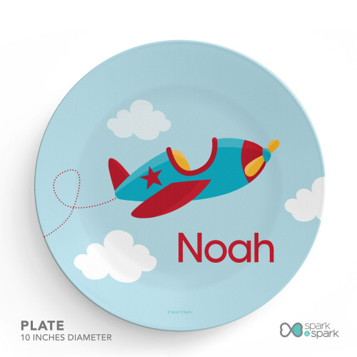 Fly Little Plane Kids Placemats