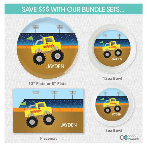 Monster Truck Kids Placemats