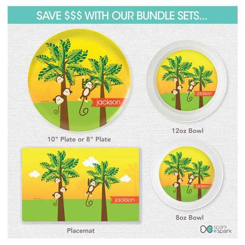 Mokeys in the Jungle Kids Placemats
