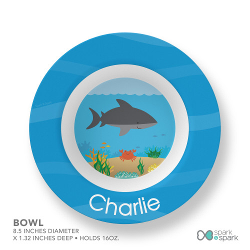 Shark Waves Kids Placemat