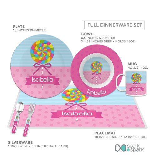 Yummy Lollipop Kids Placemat