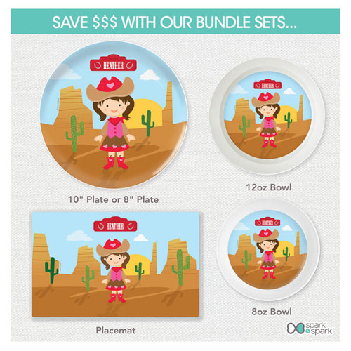 Cowgirl Kids Placemat