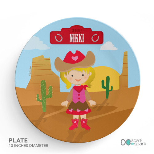 Cowgirl Kids Placemat