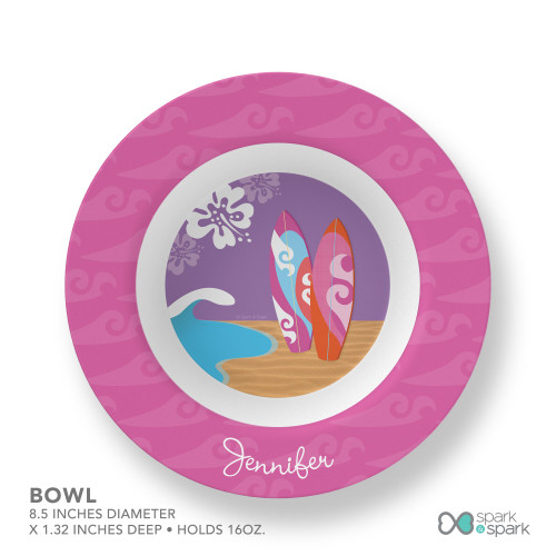 Surfing the Waves Kids Placemat