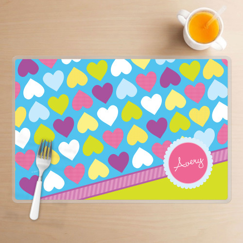 Happy Hearts Kids Placemat