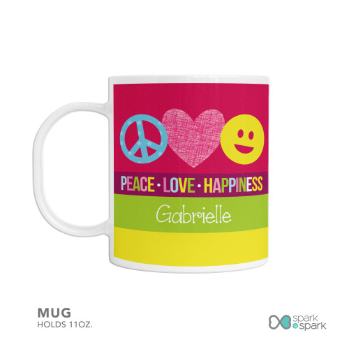 Peace & Love Signs Kids Placemat
