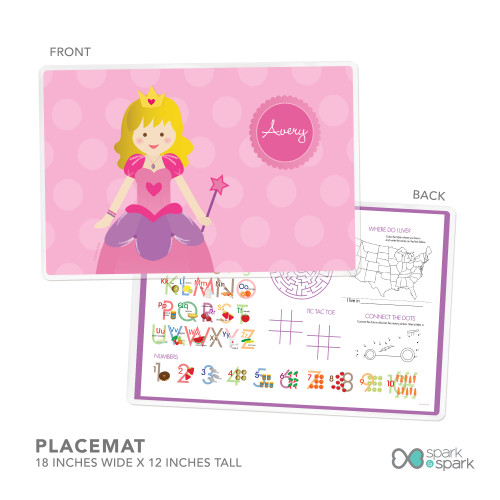 Cute Princess Kids Placemat