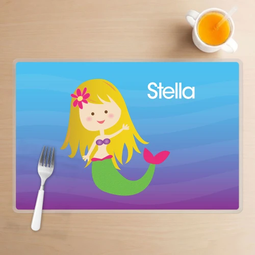 Cute Mermaid Kids Placemat