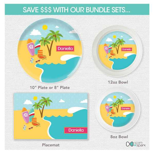 Fun at the Beach Kids Placemat