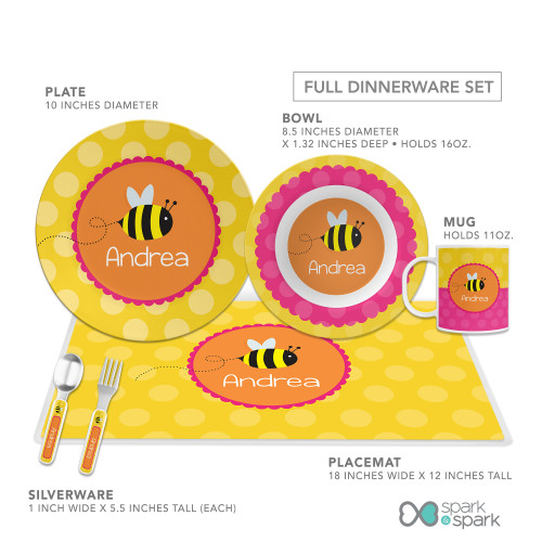 Fly Little Bee Kids Placemat