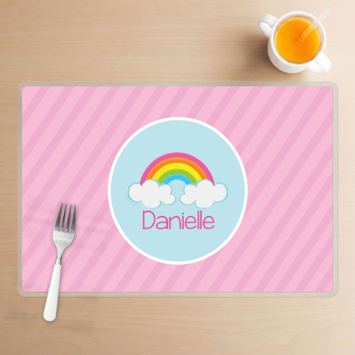 A Rainbow in the Sky Kids Placemat