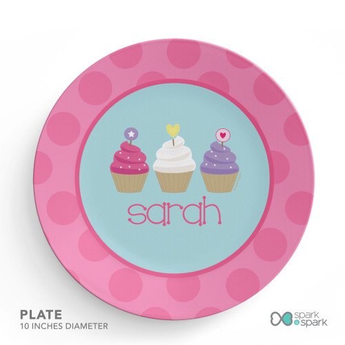 Three Sweet Cupcakes Kids Placemats