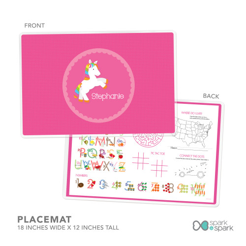Playful Pony Kids Placemat