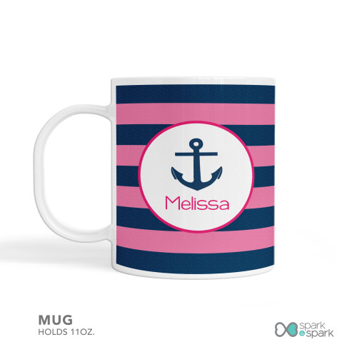 Let's Sail Pink Kids Placemat