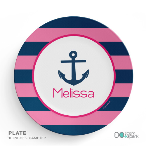 Let's Sail Pink Kids Placemat