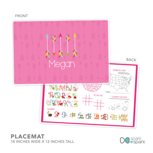 Colorful Arrows Kids Placemat