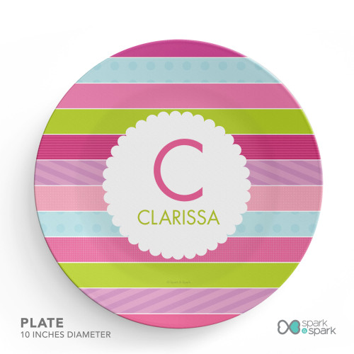 Pastel Stripes Kids Placemat