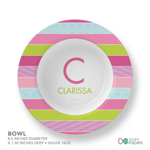 Pastel Stripes Kids Placemat