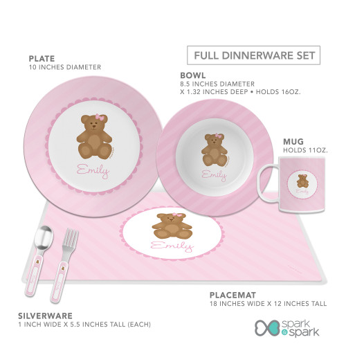 A Sweet Teddy Bear Kids Placemat