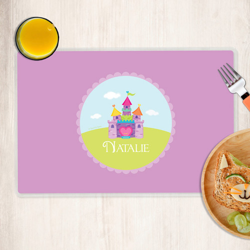 Pretty Heart Castle Kids Placemat