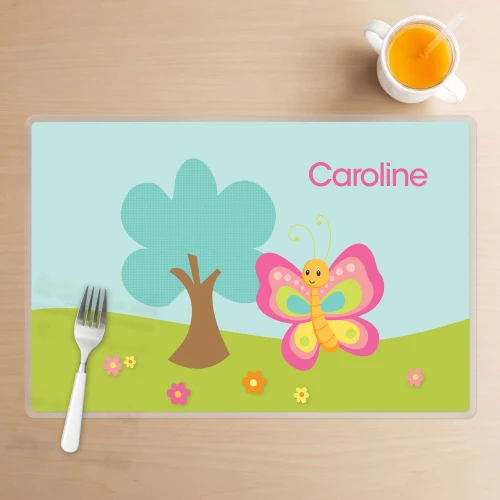 Cute and Sweet Butterfly Kids Placemat