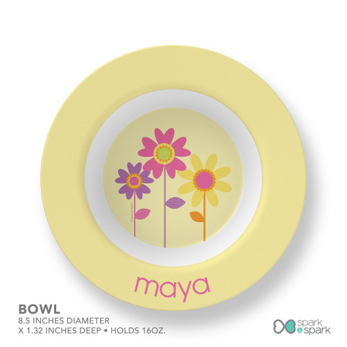 Three Spring Blooms Kids Placemat