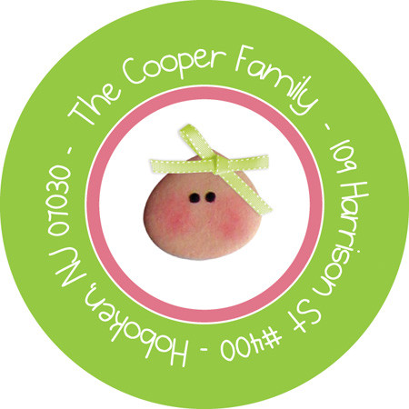 My Baby Face Kids Name Labels