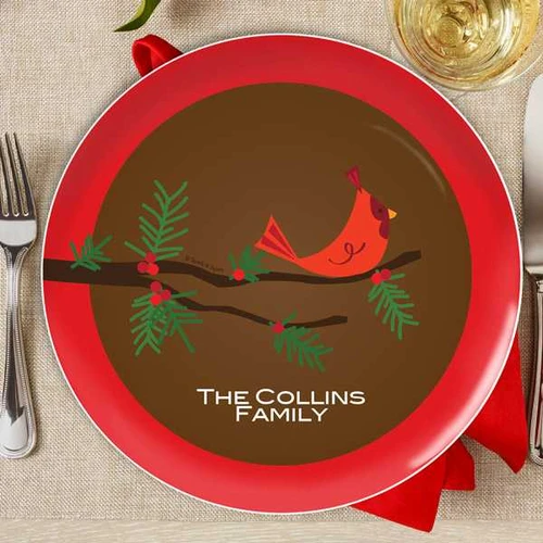 Christmas Branches Christmas Plate