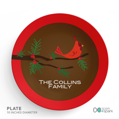 Christmas Branches Christmas Plate