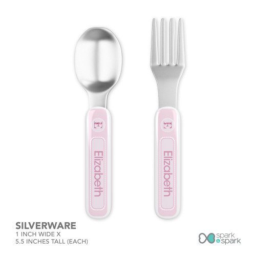 A Shiny Pink Letter Kids Placemat