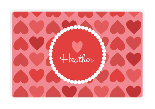 Lovely Hearts Kids Placemat