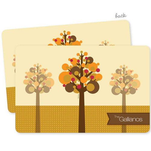 Fall Trees Holiday Placemat