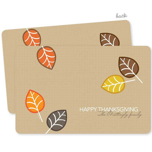 Autumn Leaves Holiday Placemat