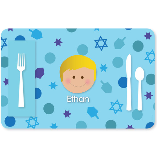 Hanukkah Joy Boy Kids Placemat