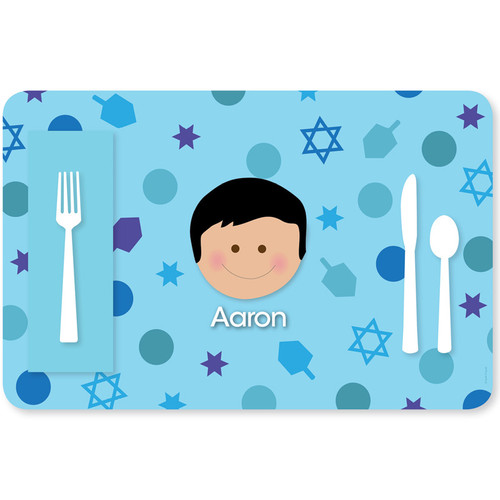 Hanukkah Joy Boy Kids Placemat