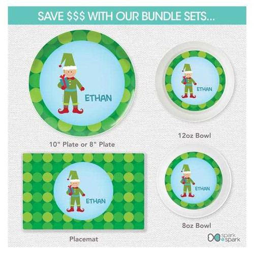 Cute Elf Boy Kids Placemat