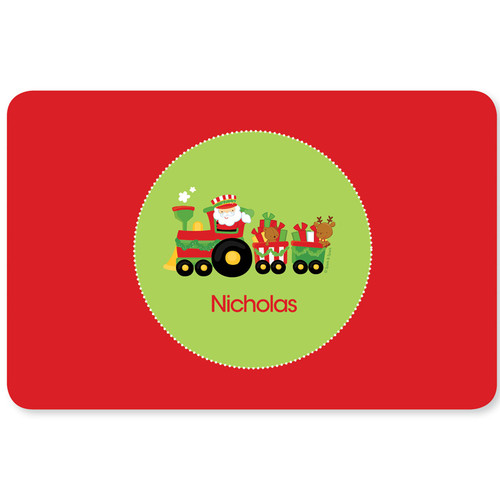 My Cute Xmas Train Kids Placemat