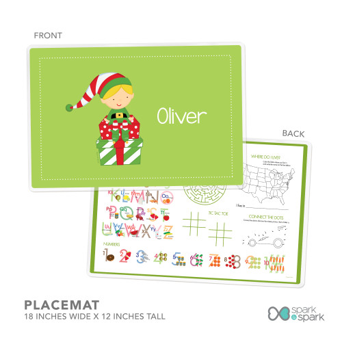 Sweet Elf Kids Placemat